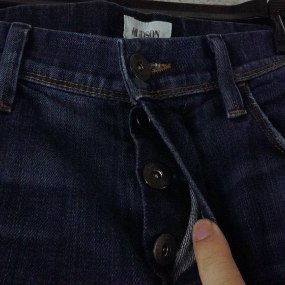 Hudson jeans Clifton 5-Pocket Straight Leg Jean button fly men's size 32 - Picture 6 of 10